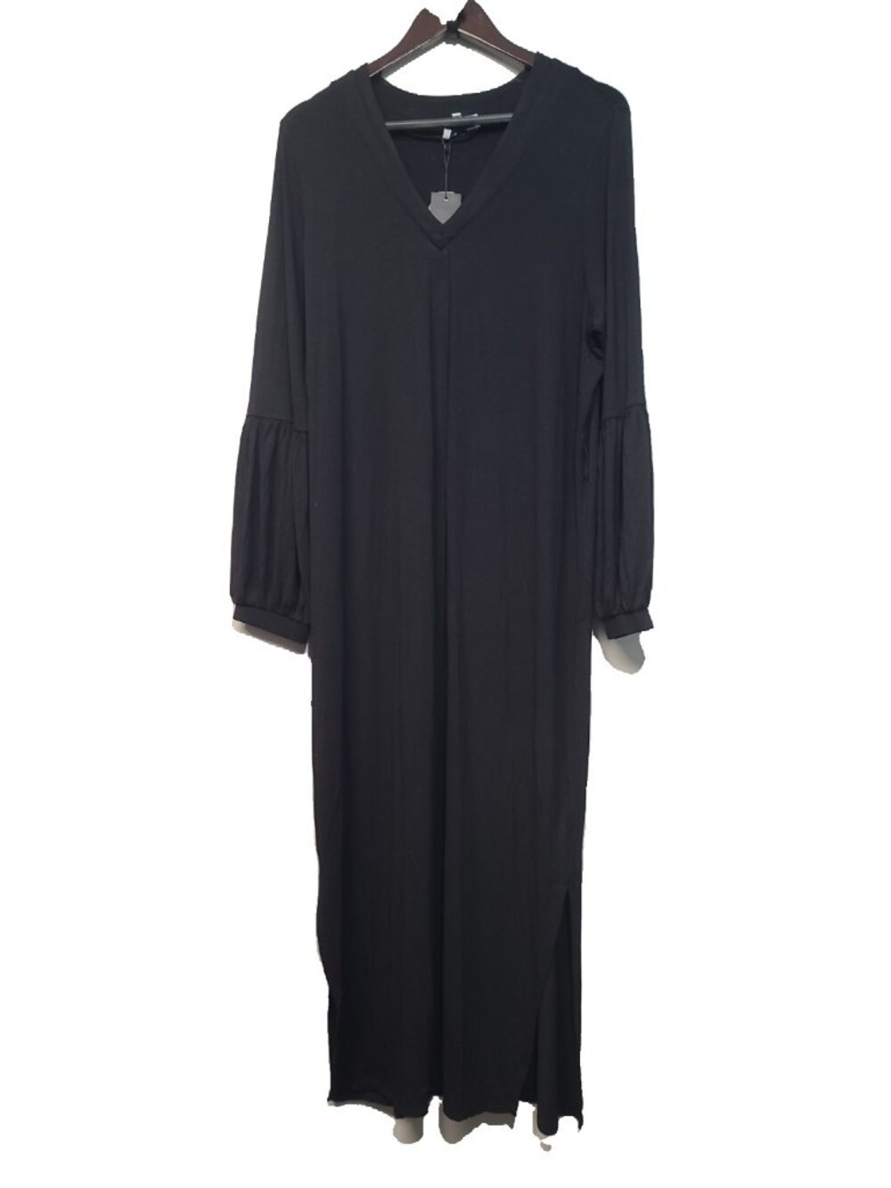 J.Crew Universal Standard jersey long-sleeve maxi dress L NWT
